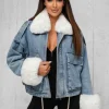 Outlet Damen Jeansjacke JS/11Z8219Z Damen Übergangsjacken | Winterjacken