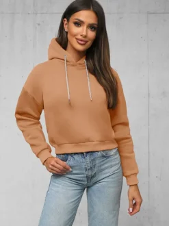 Best Damen Kapuzenpullover O/12102 Damen Sweatshirts Ohne Print | Kapuzenpullover