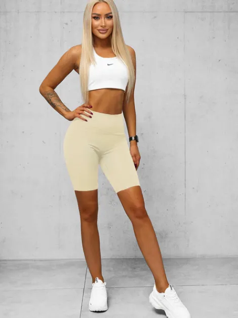 Fashion Damen Kurze Leggings O/K5-J Damen Fitness | Kurze Leggings