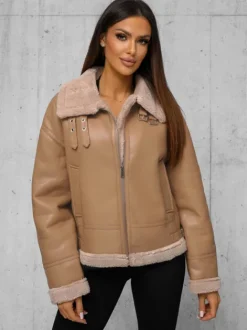 Outlet Damen Lederjacke JS/11Z8176Z Damen Lederjacken | Übergangsjacken