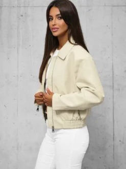 Hot Damen Lederjacke O/G116Z Damen Lederjacken | Oberbekleidung
