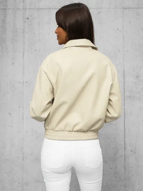 Hot Damen Lederjacke O/G116Z Damen Lederjacken | Oberbekleidung