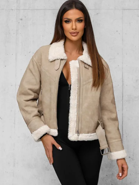 Outlet Damen Lederjacke O/81331Z Damen Lederjacken | Übergangsjacken