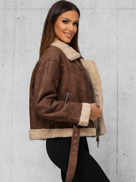 Clearance Damen Lederjacke O/81331Z Damen Lederjacken | Übergangsjacken