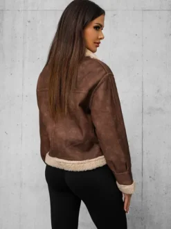 Clearance Damen Lederjacke O/81331Z Damen Lederjacken | Übergangsjacken