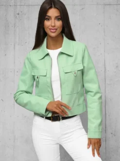 Discount Damen Lederjacke O/G117Z Damen Lederjacken | Oberbekleidung