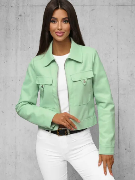 Discount Damen Lederjacke O/G117Z Damen Lederjacken | Oberbekleidung
