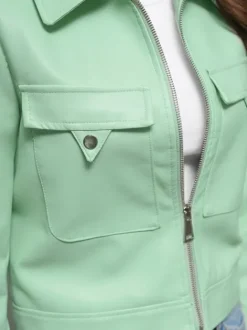 New Damen Lederjacke O/G117 Damen Lederjacken | Oberbekleidung
