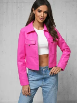 Outlet Damen Lederjacke O/G117 Damen Lederjacken | Übergangsjacken