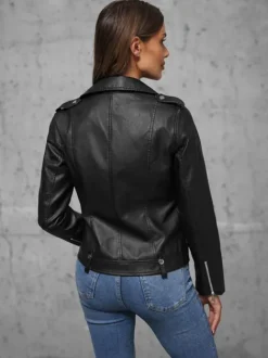 Clearance Damen Lederjacke JS/11Z8060 Damen Lederjacken | Übergangsjacken
