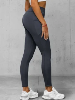 Best Damen Leggings Anthrazit JS/35K1606/5 Damen Fitness | Leggings Ohne Motiv