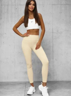 Fashion Damen Leggings O/K9-JZ Damen Fitness | Leggings Ohne Motiv