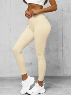Fashion Damen Leggings O/K9-JZ Damen Fitness | Leggings Ohne Motiv