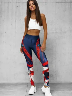 Sale Damen Leggings O/20935Z Damen Fitness | Leggings Mit Motiv
