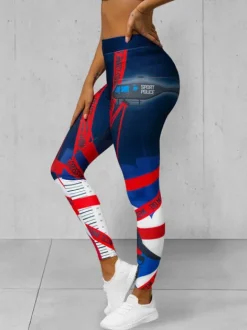 Online Damen Leggings O/20935 Damen Fitness | Leggings Mit Motiv