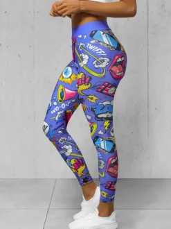 Fashion Damen Leggings O/20757 Damen Fitness