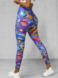 Fashion Damen Leggings O/20757 Damen Fitness
