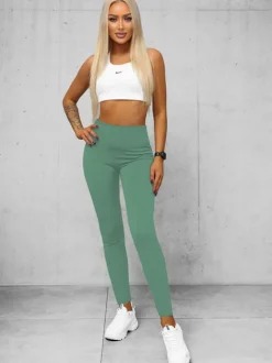 Fashion Damen Leggings O/K9-J Damen Fitness | Leggings Ohne Motiv