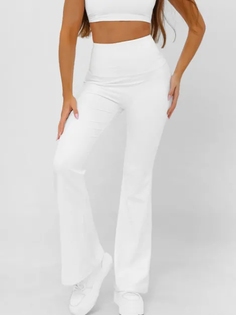 Online Damen Leggings mit Breiten Beinen JS/17K587/1 Damen Weite Hosen | Leggings Ohne Motiv