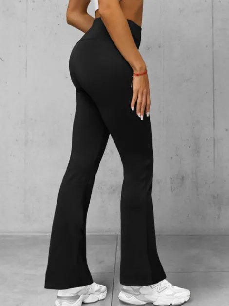 Fashion Damen Leggings mit Breiten Beinen JS/XY23008L Damen Fitness | Weite Hosen