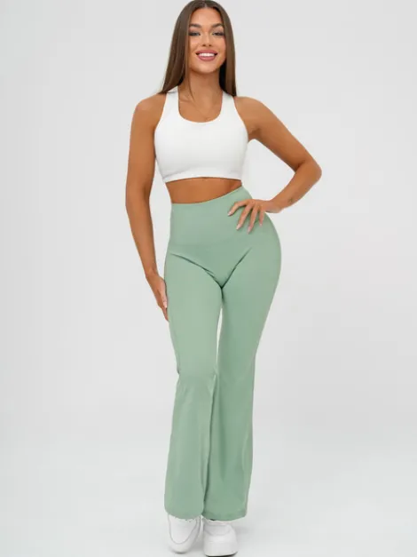 New Damen Leggings mit Breiten Beinen JS/17K587/127 Damen Weite Hosen | Leggings Ohne Motiv