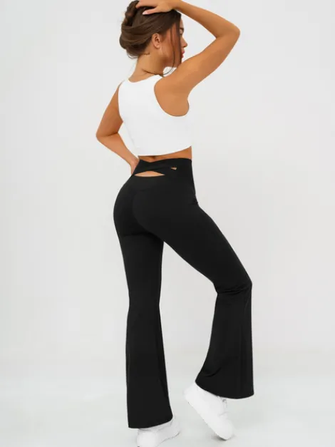 Clearance Damen Leggings mit Breiten Beinen JS/17K587/3 Damen Weite Hosen | Leggings Ohne Motiv