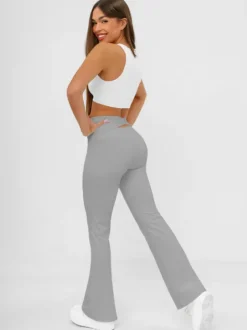 Outlet Damen Leggings mit Breiten Beinen JS/17K587/5 Damen Weite Hosen | Leggings Ohne Motiv