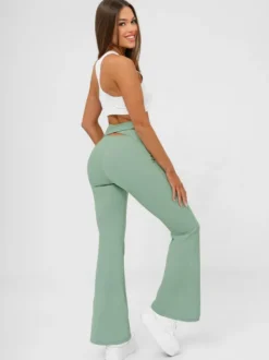 New Damen Leggings mit Breiten Beinen JS/17K587/127 Damen Weite Hosen | Leggings Ohne Motiv
