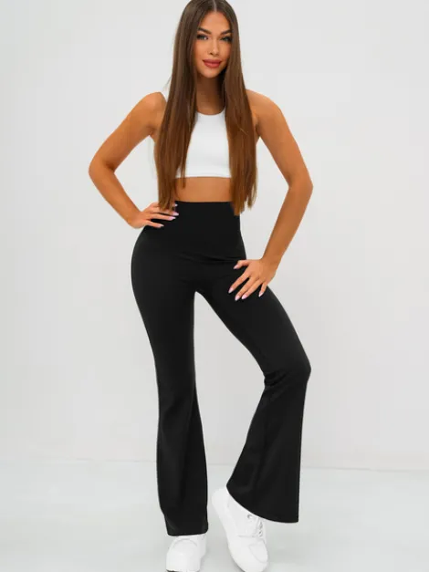 Clearance Damen Leggings mit Breiten Beinen JS/17K587/3 Damen Weite Hosen | Leggings Ohne Motiv