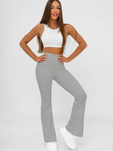 Outlet Damen Leggings mit Breiten Beinen JS/17K587/5 Damen Weite Hosen | Leggings Ohne Motiv