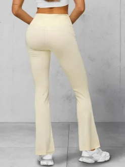 Outlet Damen Leggings mit Breiten Beinen JS/17K570/1 Damen Weite Hosen | Leggings Ohne Motiv