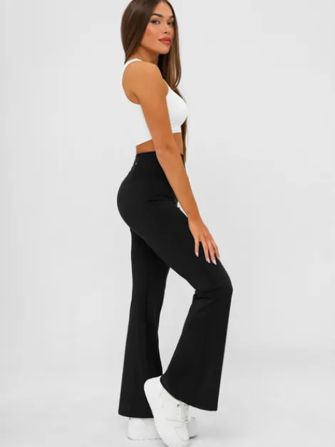 Clearance Damen Leggings mit Breiten Beinen JS/17K587/3 Damen Weite Hosen | Leggings Ohne Motiv