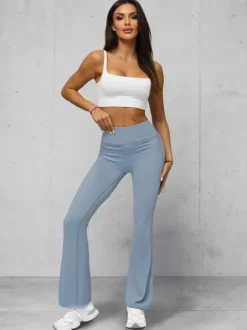 Online Damen Leggings mit Breiten Beinen JS/17K588/9 Damen Weite Hosen | Leggings Ohne Motiv