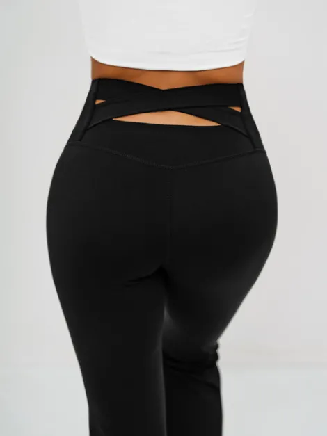 Clearance Damen Leggings mit Breiten Beinen JS/17K587/3 Damen Weite Hosen | Leggings Ohne Motiv