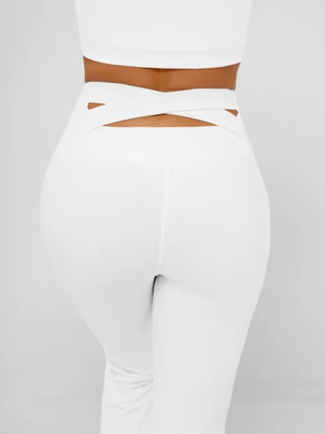 Online Damen Leggings mit Breiten Beinen JS/17K587/1 Damen Weite Hosen | Leggings Ohne Motiv