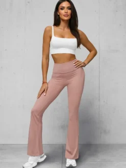 Clearance Damen Leggings mit Breiten Beinen JS/17K588/7 Damen Weite Hosen | Leggings Ohne Motiv