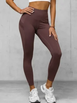 Fashion Damen Leggings JS/XY24017L Damen Fitness | Leggings Ohne Motiv