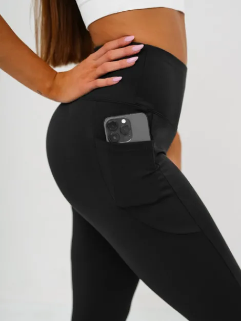 Hot Damen Leggings JS/13K1807/3 Damen Fitness | Leggings Ohne Motiv