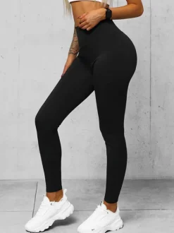 New Damen Leggings O/K9-J Damen Fitness | Leggings Ohne Motiv
