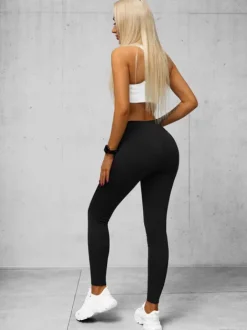 New Damen Leggings O/K9-J Damen Fitness | Leggings Ohne Motiv