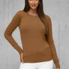 Discount Damen Pullover Camel JS/8005/7 Damen Pullover