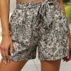 Hot Damen Shorts O/YH77935 Damen Lockere Shorts