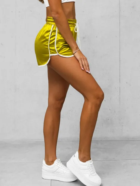 Discount Damen Shorts Gold O/NP1177 Damen Trainings Shorts | Sport Shorts
