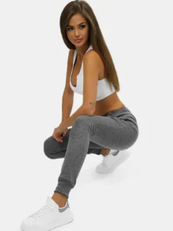 Outlet Damen Sporthose Anthrazit JS/CK01Z Damen Jogger Hosen | Sporthosen