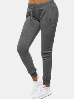 Online Damen Sporthose Anthrazit JS/CK01 Damen Jogger Hosen | Sporthosen
