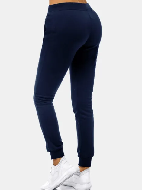Hot Damen Sporthose Dunkelblau JS/CK01 Damen Jogger Hosen | Sporthosen