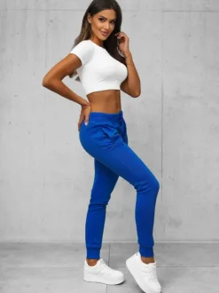 Fashion Damen Sporthose Kobalt JS/CK01Z Damen Jogger Hosen | Sporthosen