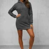 New Damen Sweatshirt Anthrazit JS/YS10003/5Z Damen Sweatshirts Ohne Print | Sweatshirts Ohne Kapuze