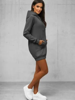 New Damen Sweatshirt Anthrazit JS/YS10003/5Z Damen Sweatshirts Ohne Print | Sweatshirts Ohne Kapuze