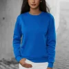 New Damen Sweatshirt JS/W01Z Damen Sweatshirts Ohne Print | Sweatshirts Ohne Kapuze
